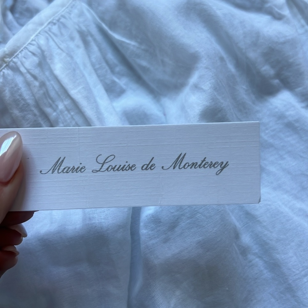 Marie Louise De Monterey Floral Embroidered Top - Picture 4 of 5